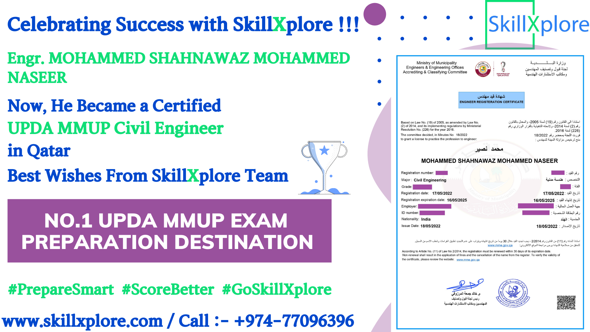 MMUP Registration in Qatar