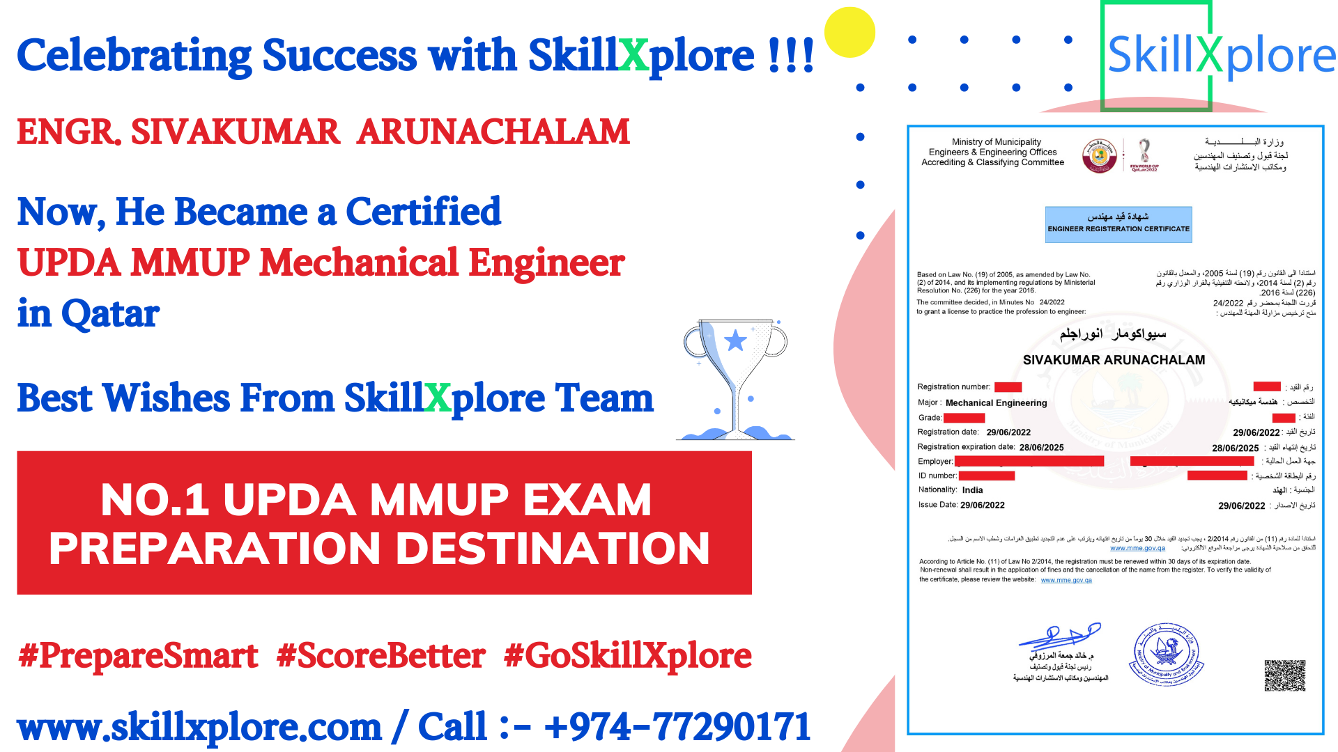 UPDA Qatar Exam Syllabus Mechanical