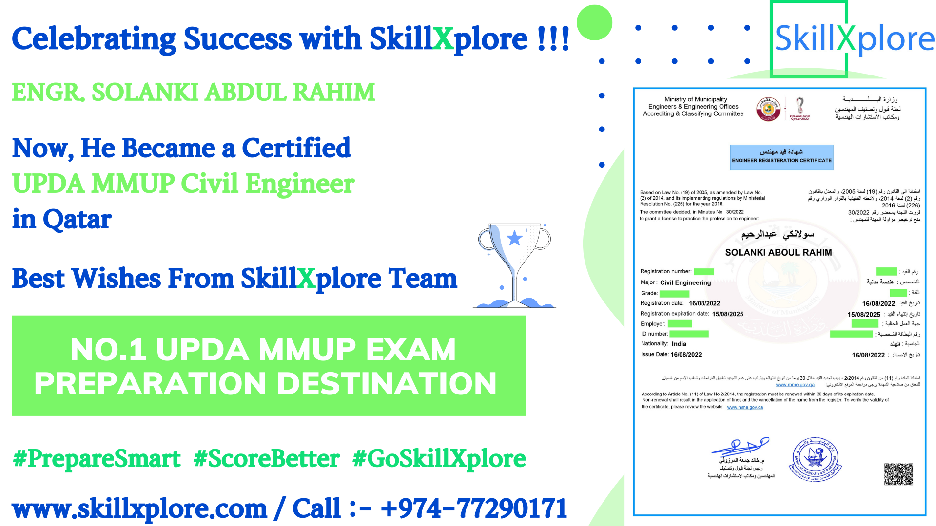 UPDA Qatar Exam MMUP Qatar Exam