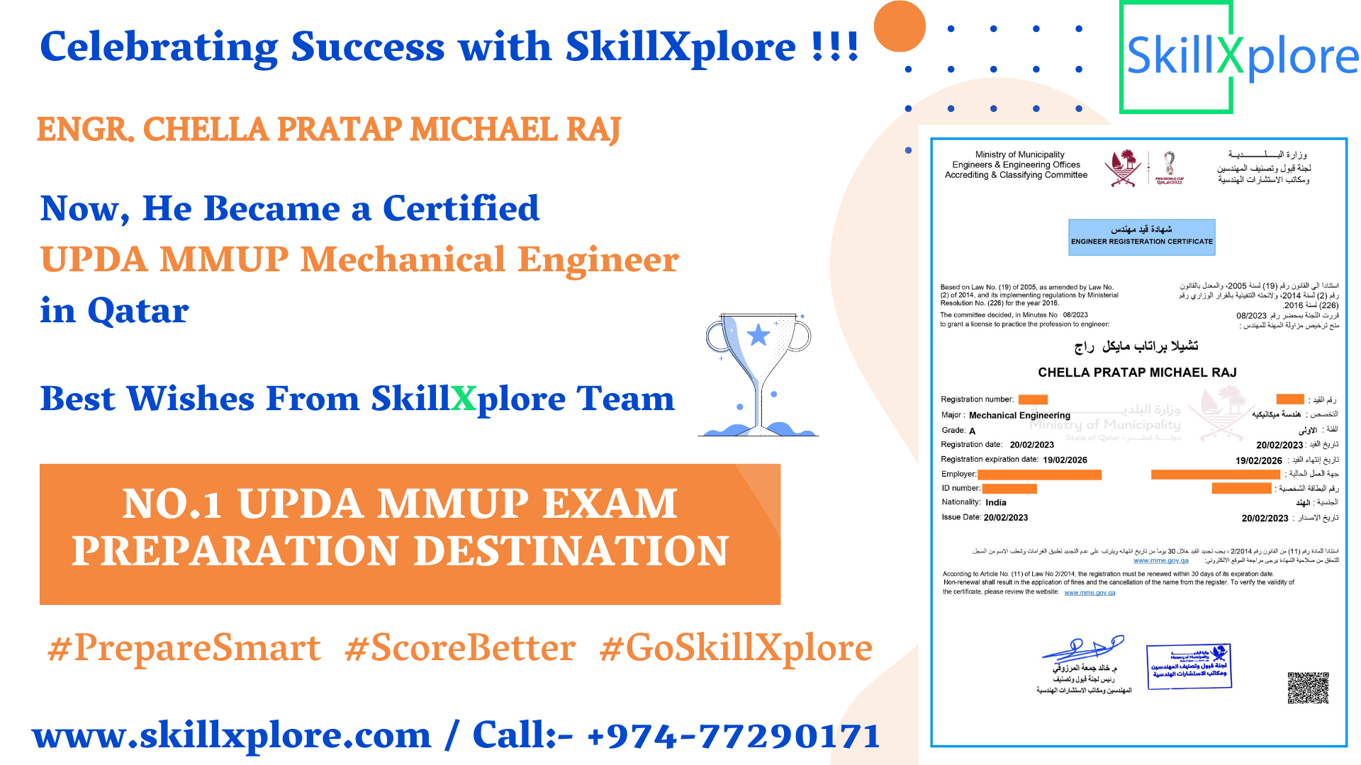 UPDA Qatar Exam Syllabus