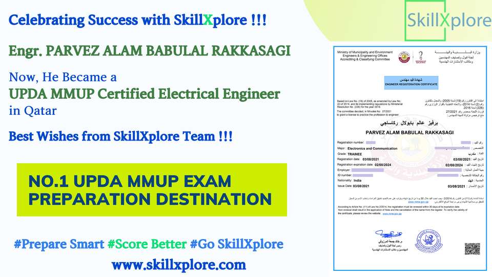 UPDA Qatar Electrical Exam Questions PDF