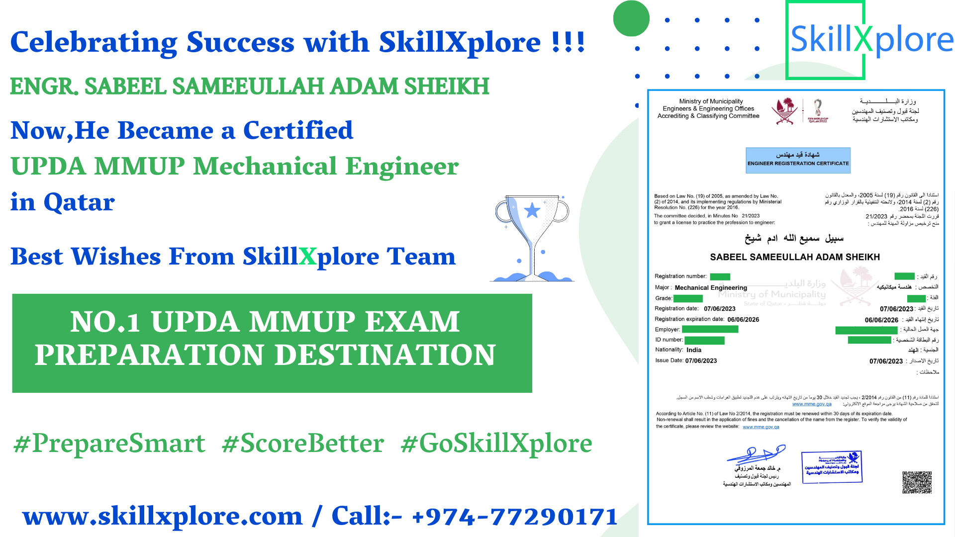 UPDA Qatar Exam Syllabus Mechanical