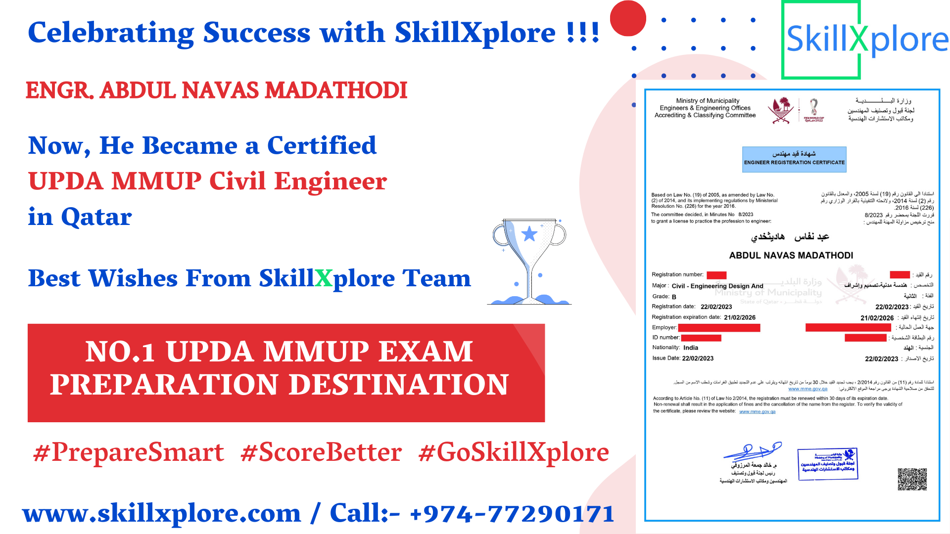 UPDA Qatar Exam Syllabus Civil