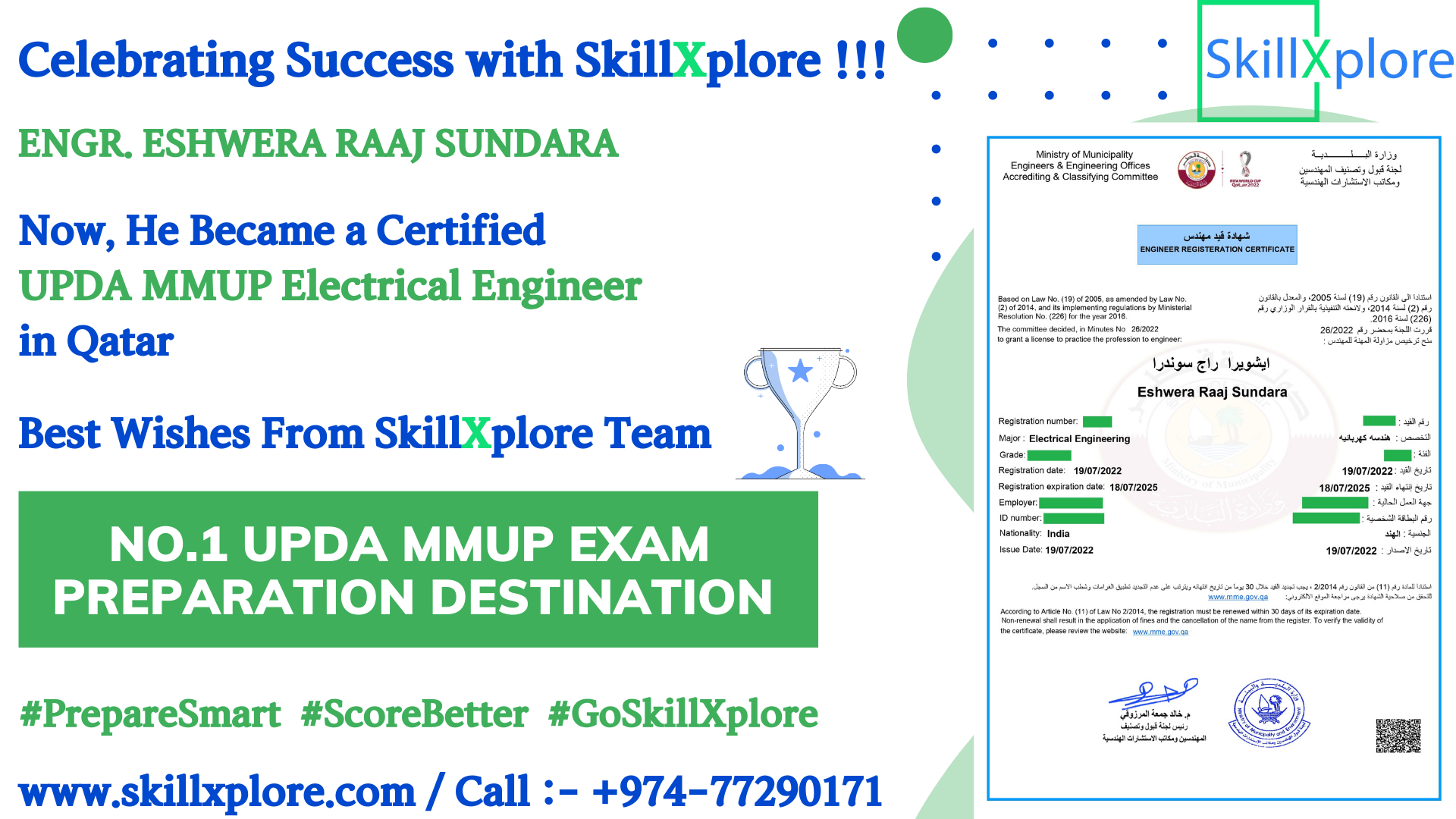 UPDA Electrical Exam Qatar