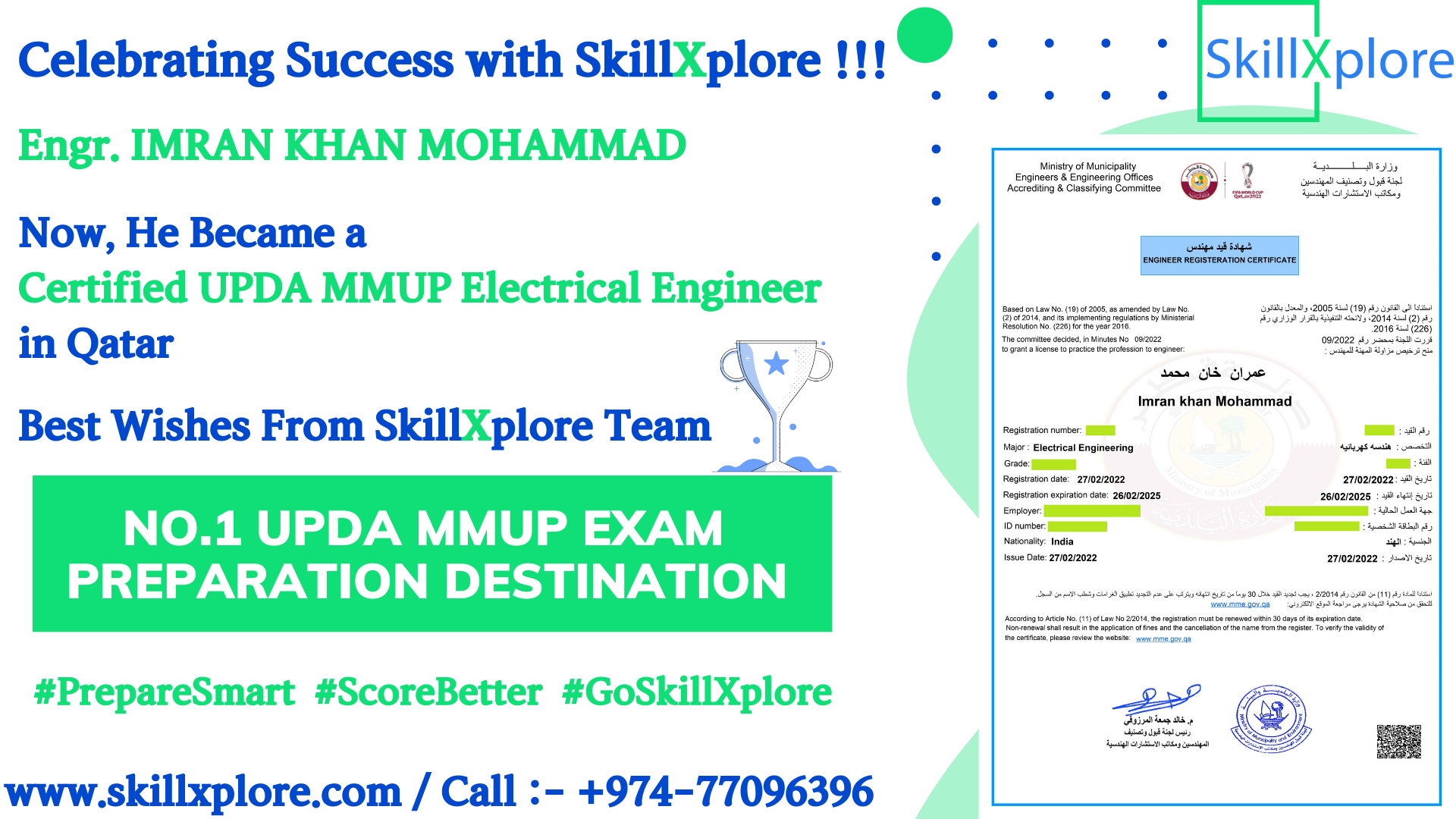 Qatar MMUP Exam For Electrical Engineers